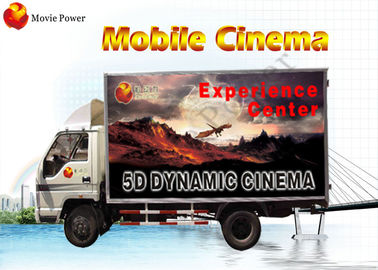 کابین ضد آب VR کامیون موبایل 5D سینما پیشرفته 6- 12 صندلی